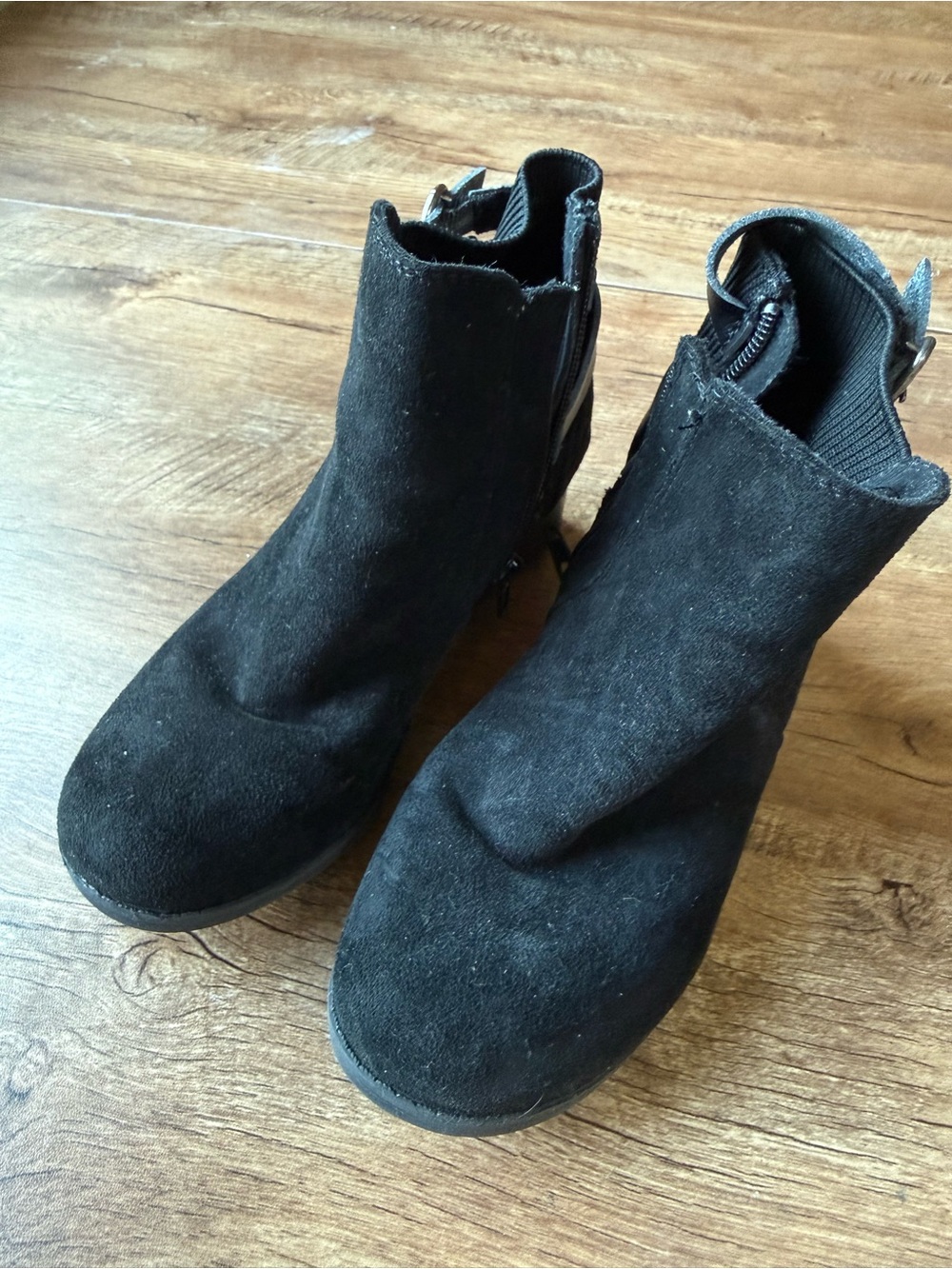 Blowfish Black Kids Suede Ankle Boots